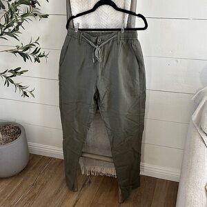 Men's Casual Olive Chinos